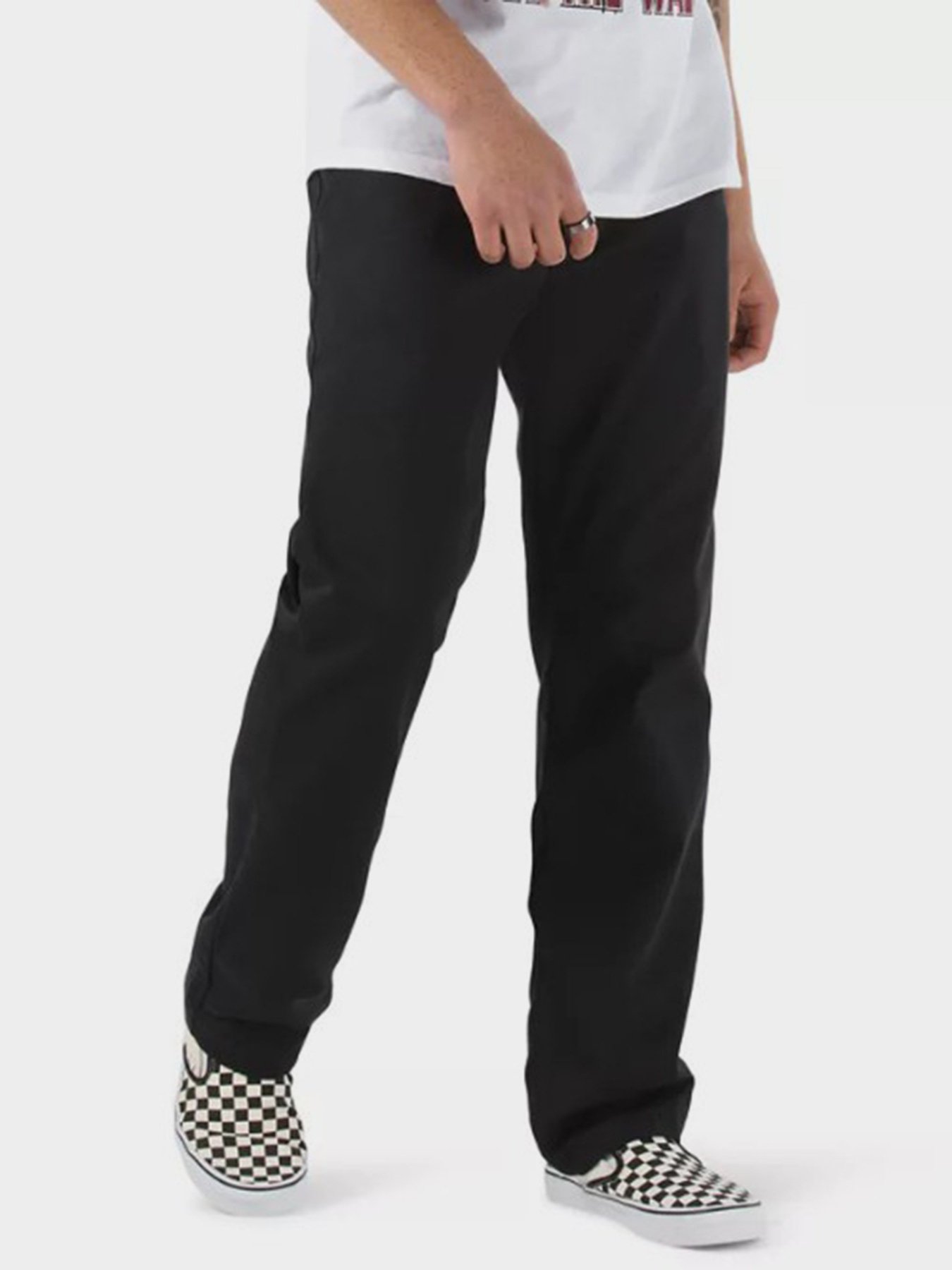 Чиносы Vans Authentic модель VN0A5FJ8BLK1 Фото