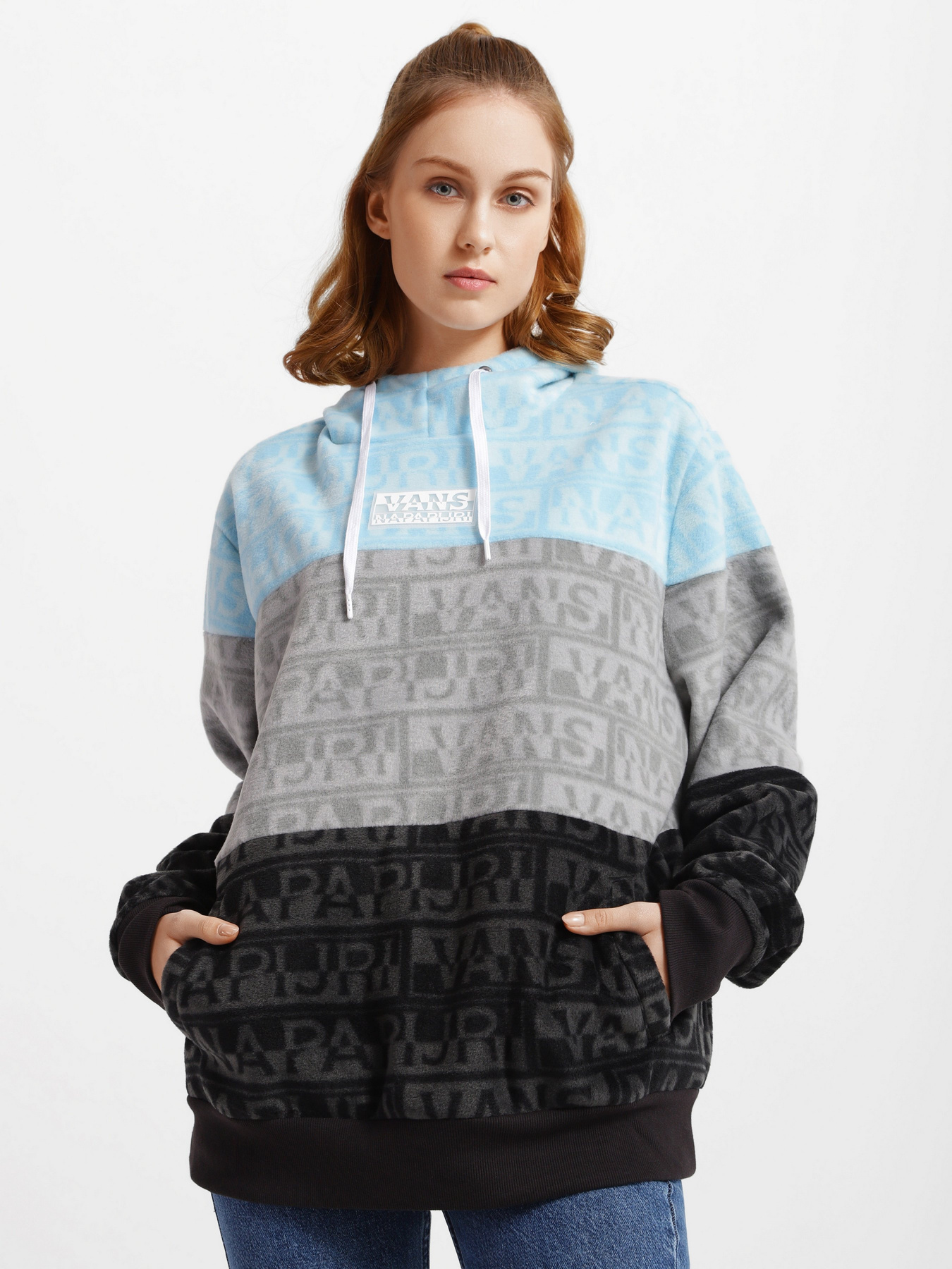 Худи Vans X NAPAPIJRI FLEECE модель VN0A53WWBLK1 Фото