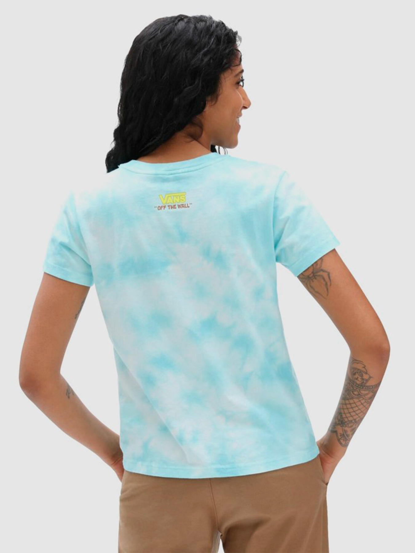 Футболка Vans X SpongeBob Jump Out Crew Tee модель VN0A5I3AYZM1 Фото