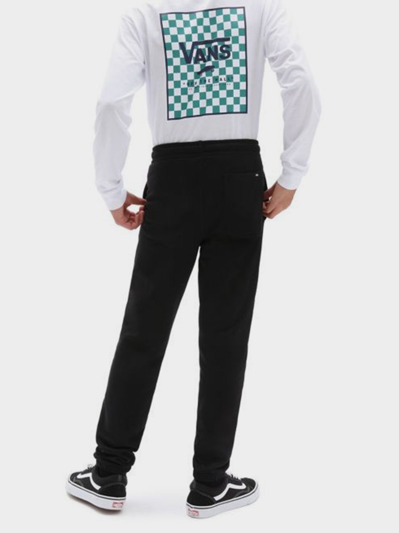 Штаны спортивные Vans Easy Logo Fleece Pant модель VN0A5FMZBLK1 Фото