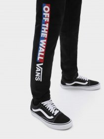 Штаны спортивные Vans Easy Logo Fleece Pant модель VN0A5FMZBLK1 Штаны спортивные Vans Easy Logo Fleece Pant модель VN0A5FMZBLK1 Фото