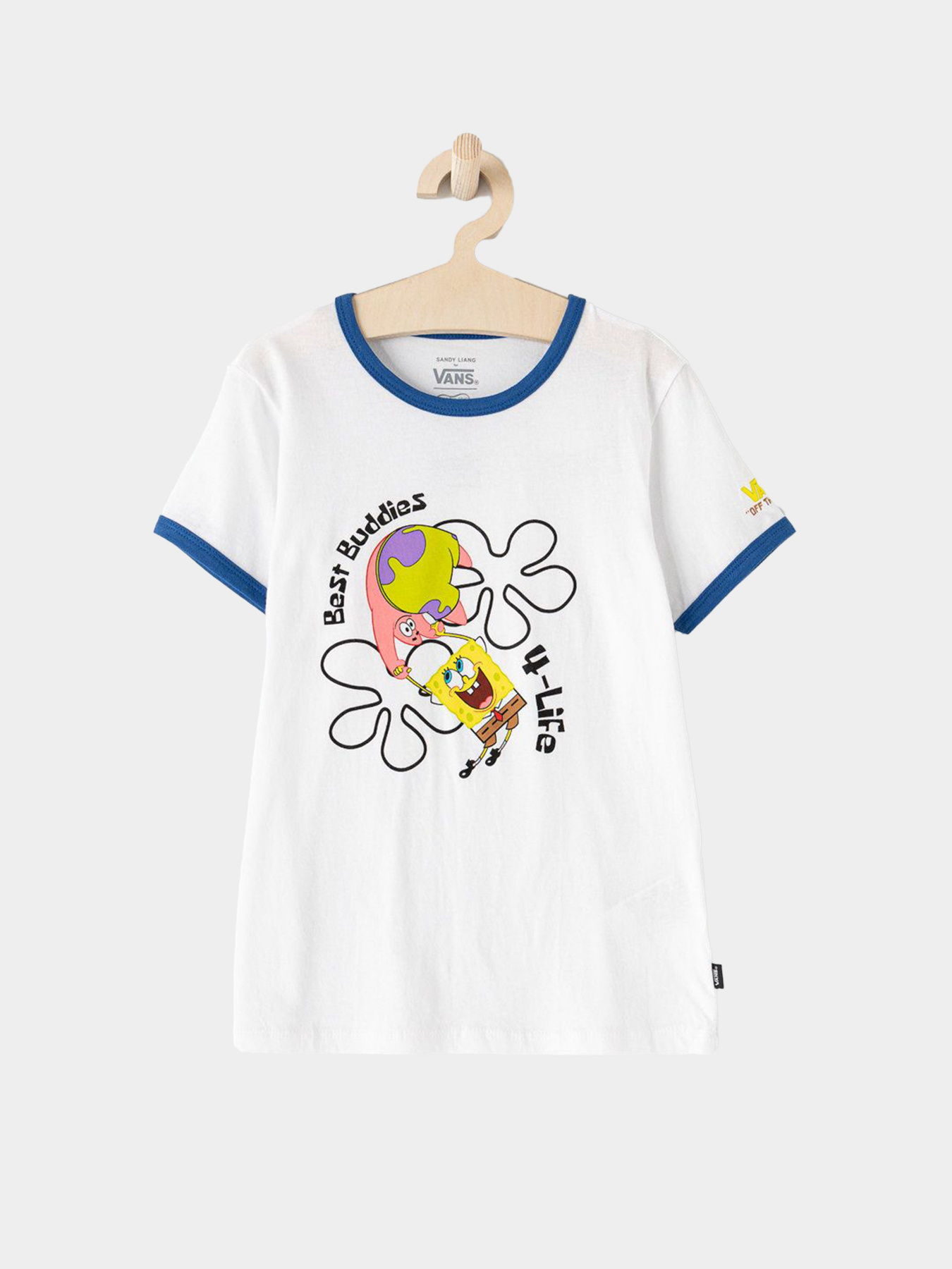 Футболка Vans x SpongeBob Best Buddies Ringer модель VN0A5GUUYZ01 Фото