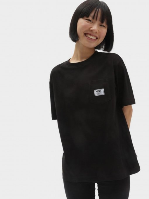 Футболка Vans Classic Patch Pocket модель VN0A5I8FBLK1 Фото