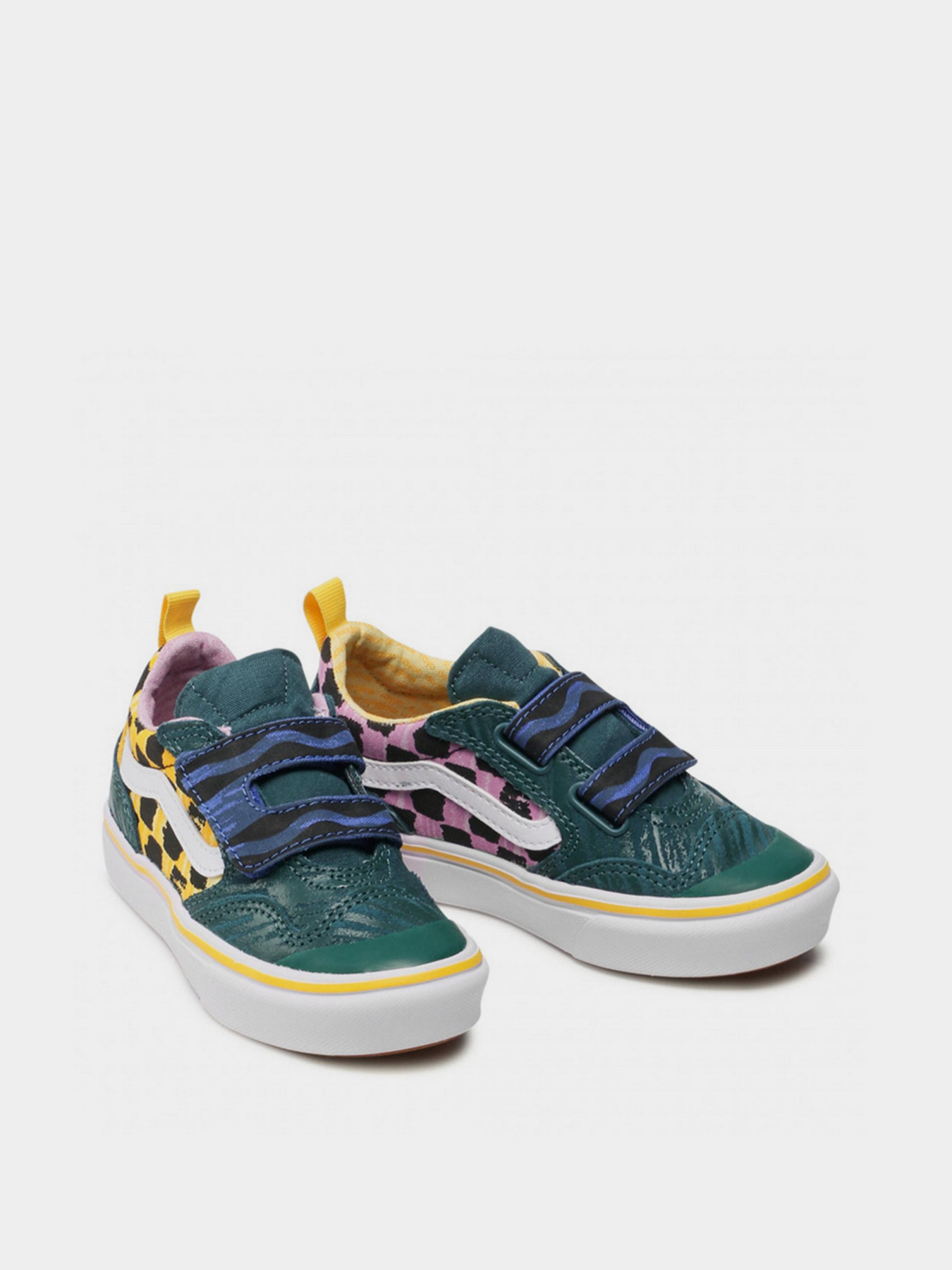 Кеды низкие Vans x Crayola ComfyCush New Skool Velcro модель VN0A4U1PARJ1 Фото