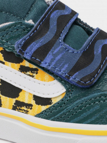 Кеды низкие Vans x Crayola ComfyCush New Skool Velcro модель VN0A4U1PARJ1 Фото