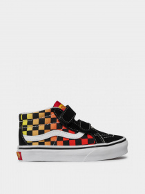 Кеды высокие Vans Flame Logo Repeat Sk8-Mid Reissue модель VN0A38HHABX1 Фото