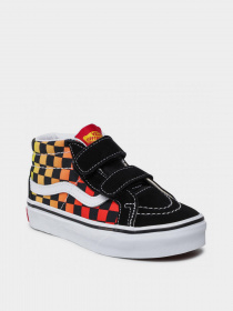 Кеди високі Vans Flame Logo Repeat Sk8-Mid Reissue модель VN0A38HHABX1 Кеди високі Vans Flame Logo Repeat Sk8-Mid Reissue модель VN0A38HHABX1 Фото