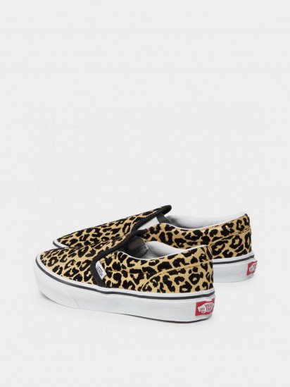 Сліпони Vans Flocked Leopard Classic модель VN0A4UH8ABS1 — фото 4 - INTERTOP