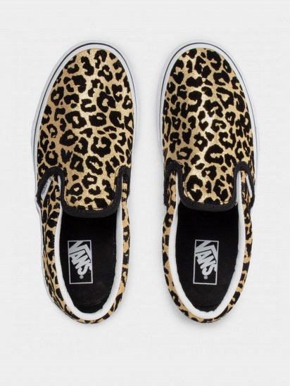 Сліпони Vans Flocked Leopard Classic модель VN0A4UH8ABS1 — фото 6 - INTERTOP