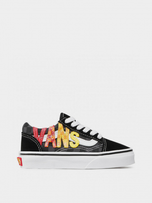 Кеды низкие Vans Flame Logo Repeat Old Skool модель VN0A7Q5FABX1 Фото