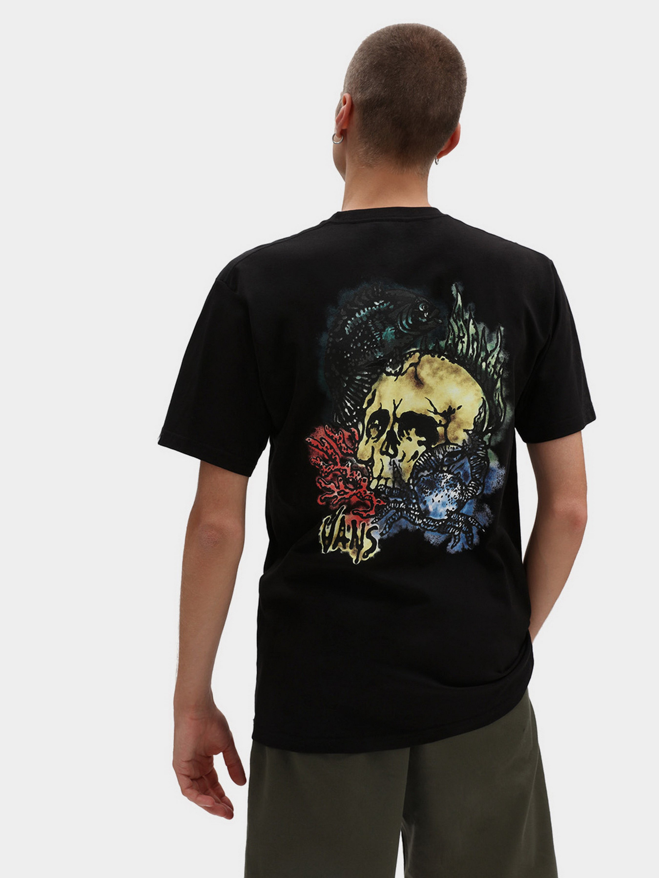 Футболки и поло Vans Bottom Feeder Ss модель VN0A7PLOBLK1 Фото