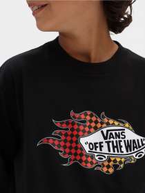 Лонгслив Vans Flame модель VN0A7TV1BLK1 Фото