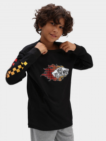 Лонгслив Vans Flame модель VN0A7TV1BLK1 Фото