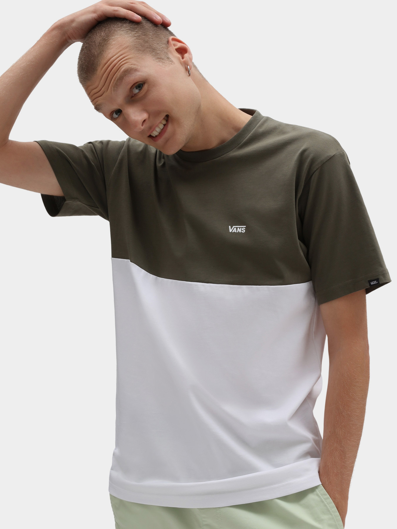 Футболка Vans Colorblock модель VN0A3CZDQJS1 Фото