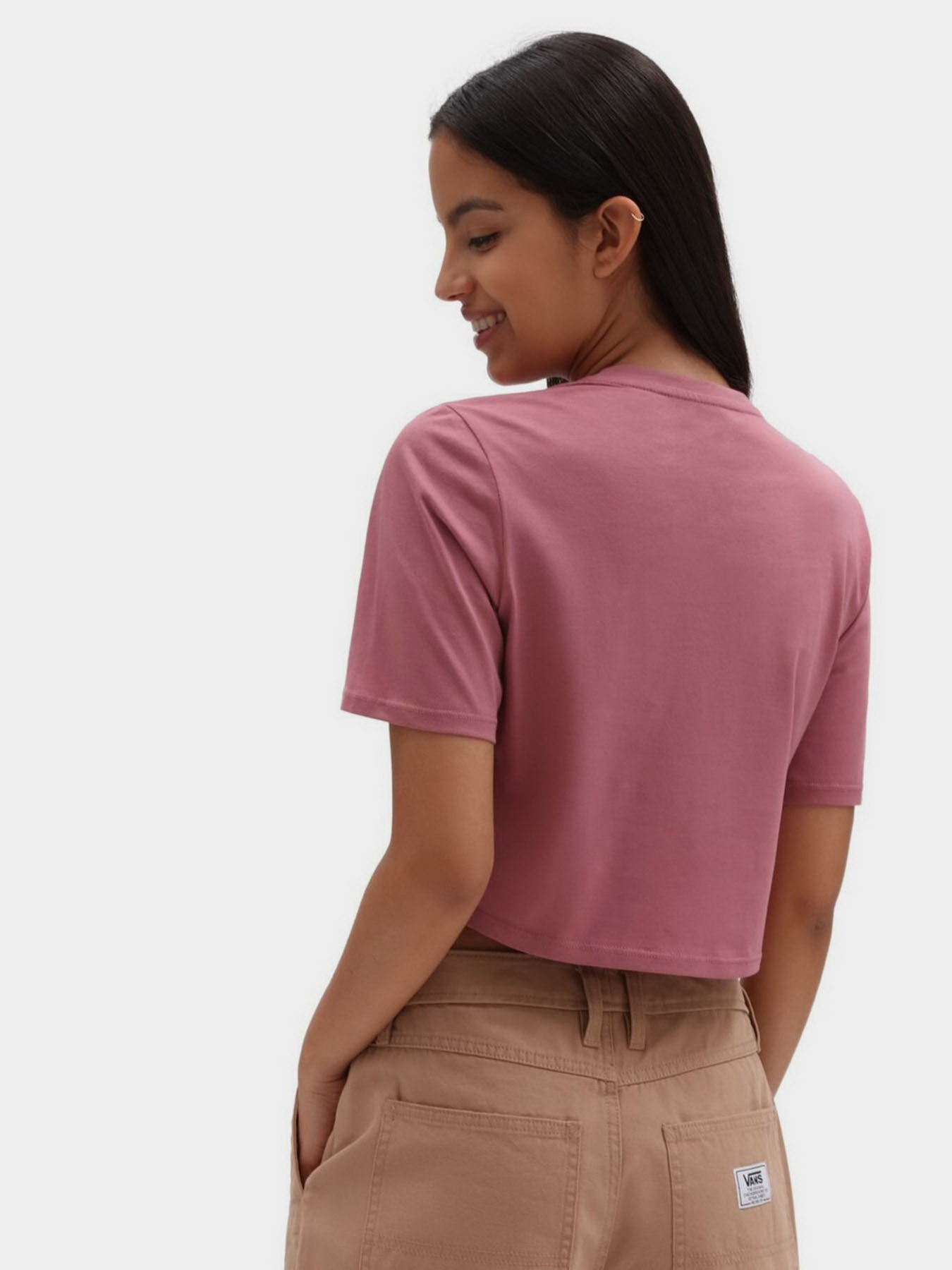 Футболки и поло Vans Flying V Crop Crew Sport модель VN0A54QUYRT1 Фото