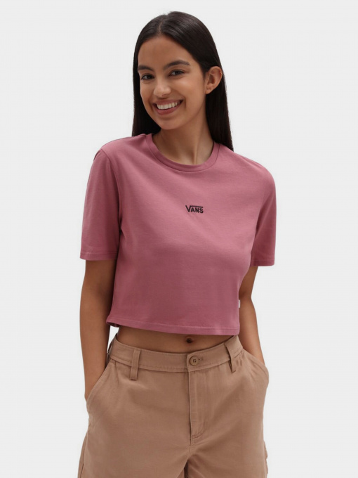 Футболки и поло Vans Flying V Crop Crew Sport модель VN0A54QUYRT1 Фото