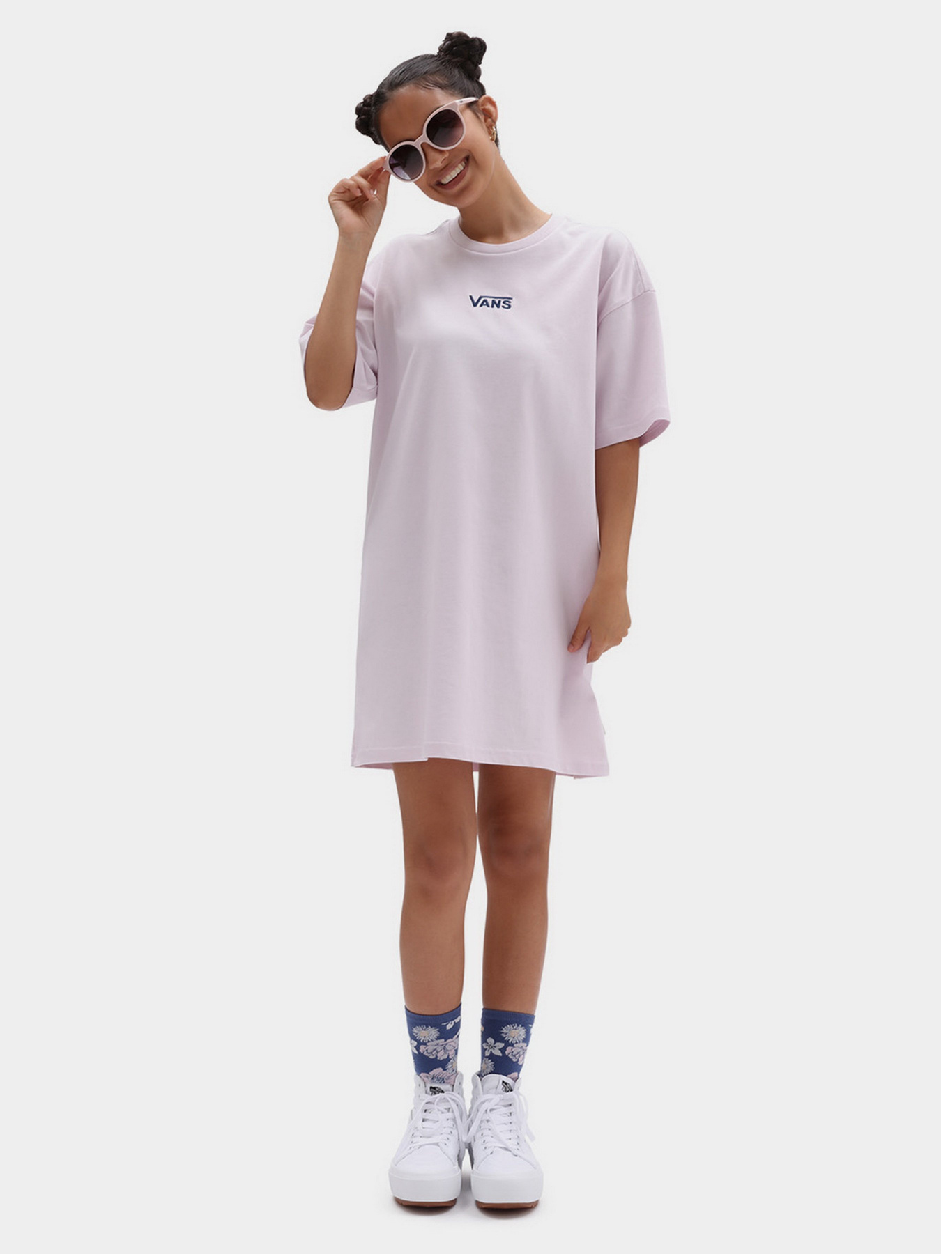 Платье-футболка Vans Center Vee модель VN0A4RU2YEU1 Фото