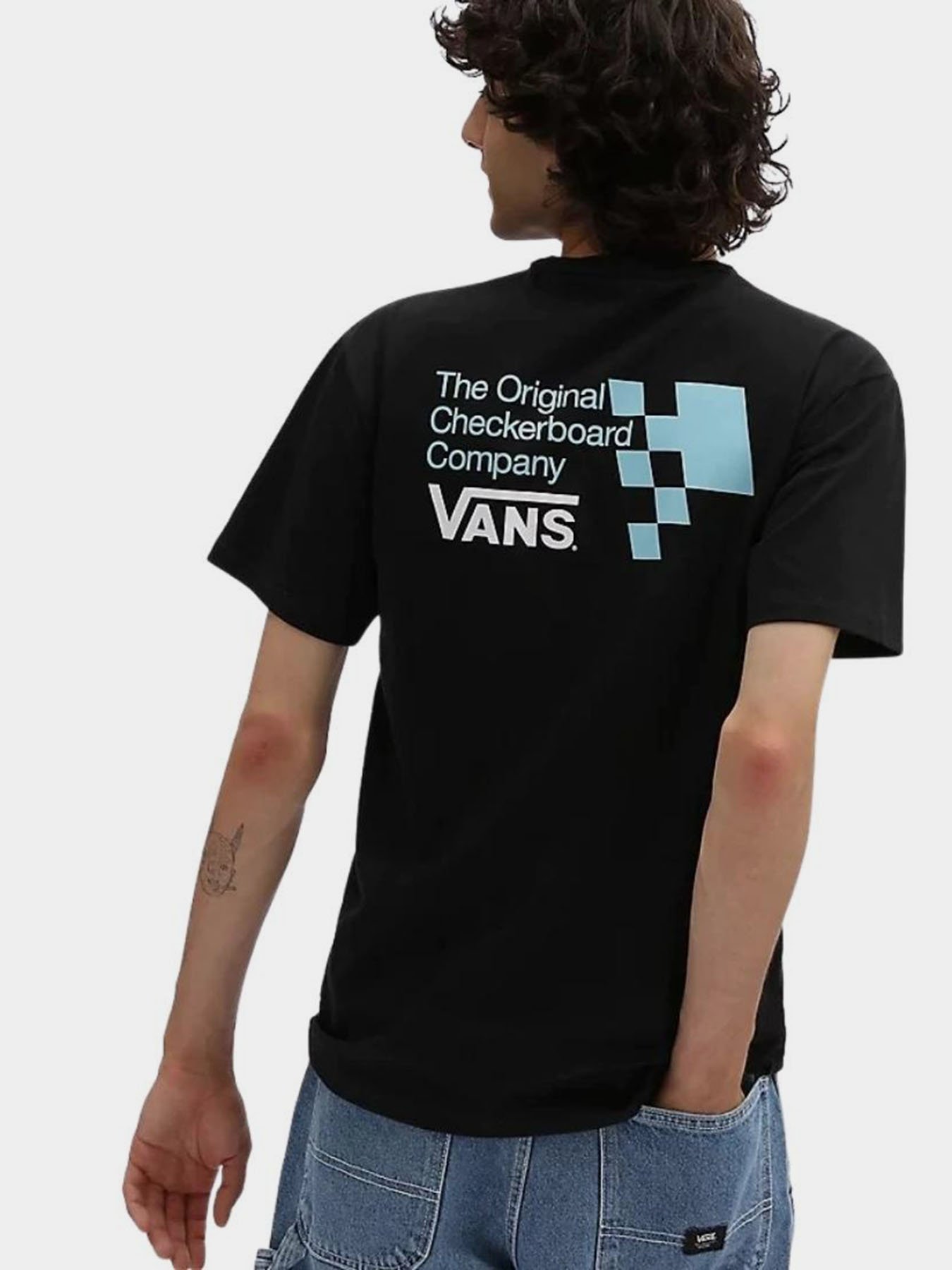 Футболка Vans Off The Wall Og Checkerboard модель VN0A7PJIBLK1 Футболка Vans Off The Wall Og Checkerboard модель VN0A7PJIBLK1 Фото