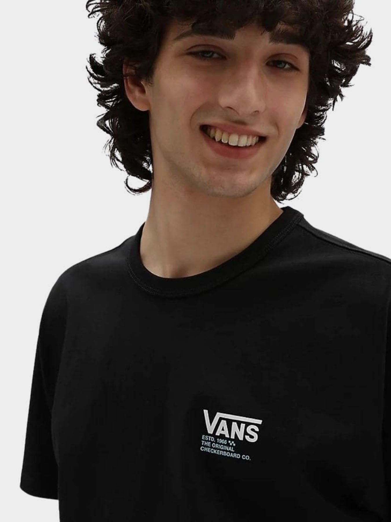 Футболка Vans Off The Wall Og Checkerboard модель VN0A7PJIBLK1 Футболка Vans Off The Wall Og Checkerboard модель VN0A7PJIBLK1 Фото