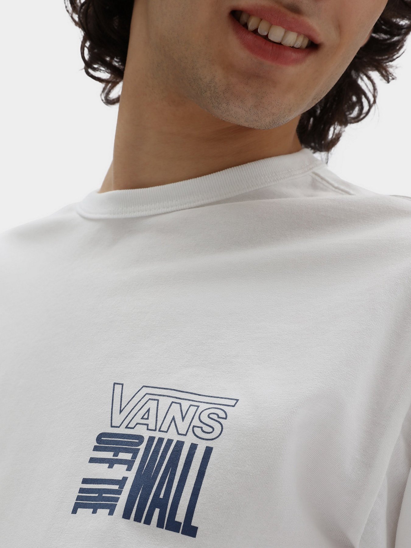 Лонгслив Vans Off The Wall Stack модель VN0A7PJKWHT1 Фото