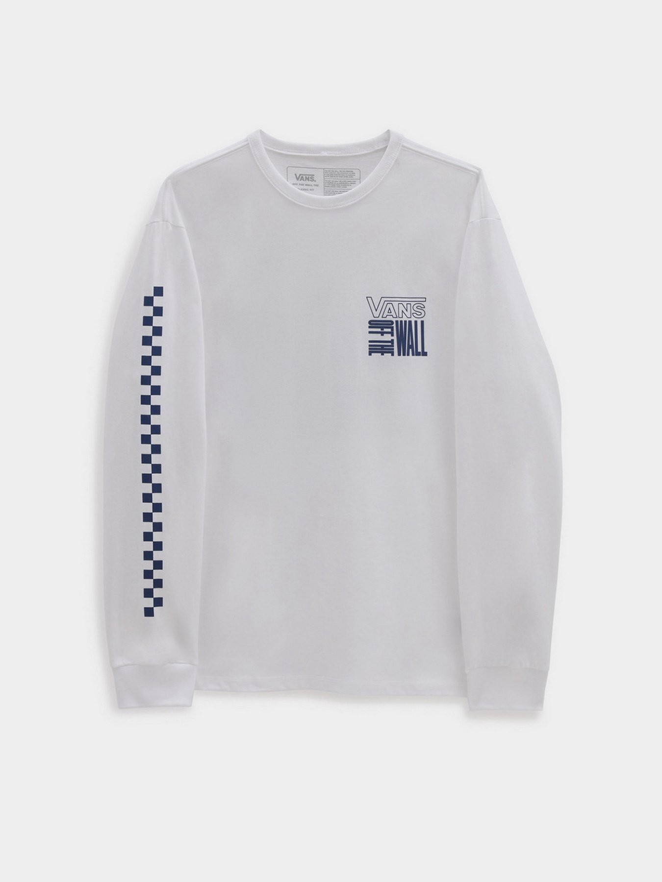 Лонгслив Vans Off The Wall Stack модель VN0A7PJKWHT1 Фото