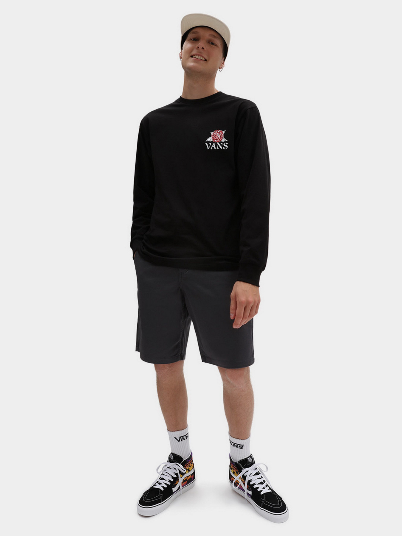 Шорты Vans Mn Authentic  Relaxed модель VN0A5FJX1O71 Фото