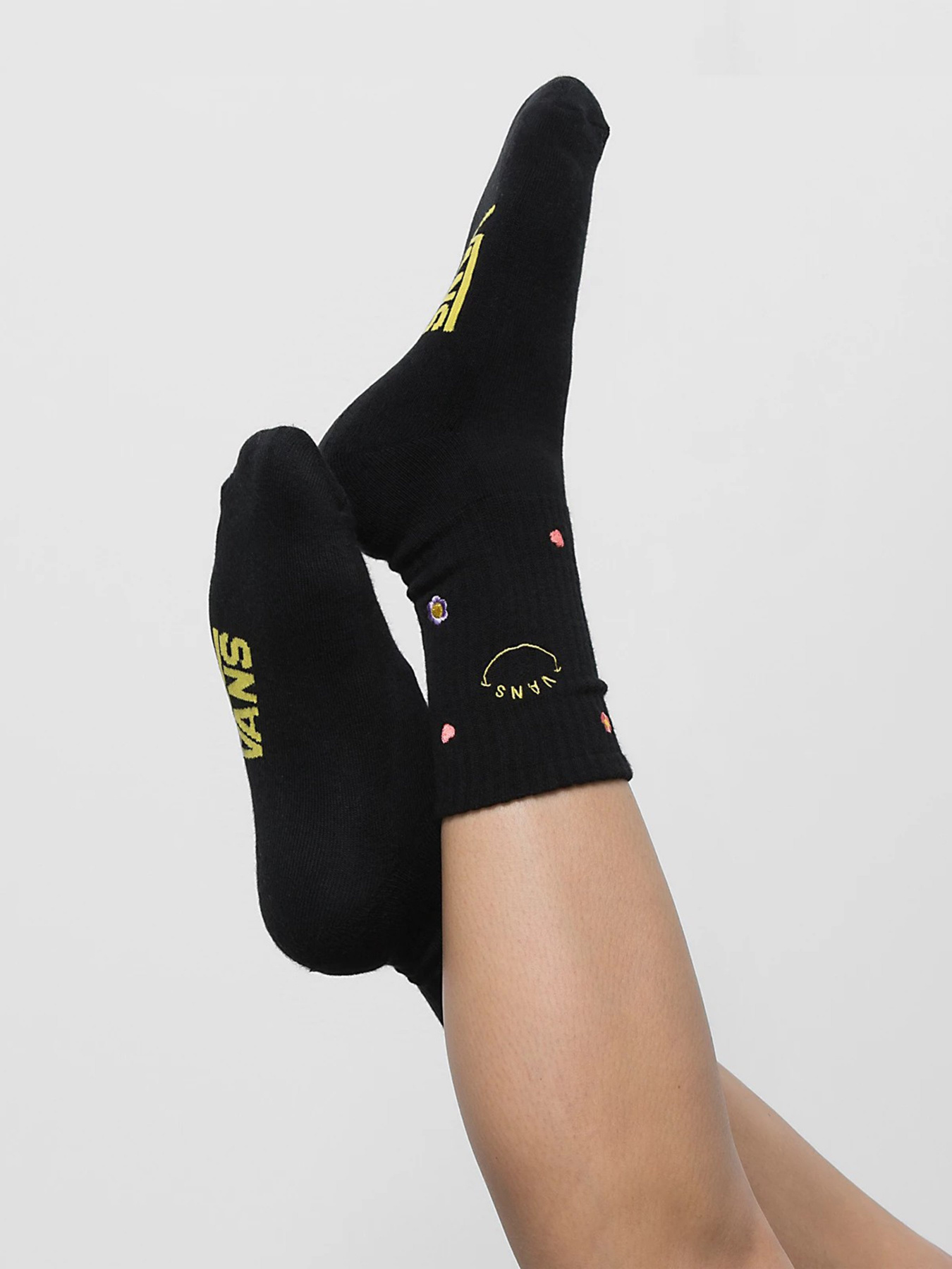 Шкарпетки та гольфи Vans Embroidered Crew модель VN0A7RYPBLK1 Фото