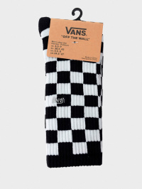 Білий/чорний - Шкарпетки Vans Checkerboard II Crew