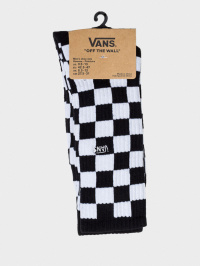 Білий/чорний - Шкарпетки Vans Checkerboard II Crew