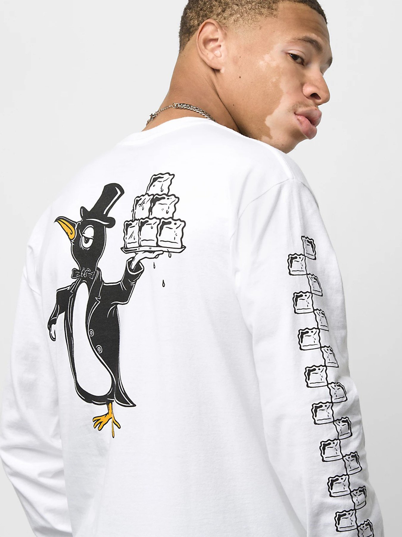 Лонгслив Vans Checkerboard Research модель VN0A7S5MWHT1 Фото