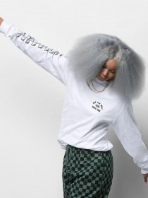 Лонгслив Vans Checkerboard Research модель VN0A7S5MWHT1 Фото