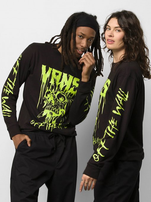 Лонгслив Vans  GLARING EYES модель VN00001EBLK1 Фото