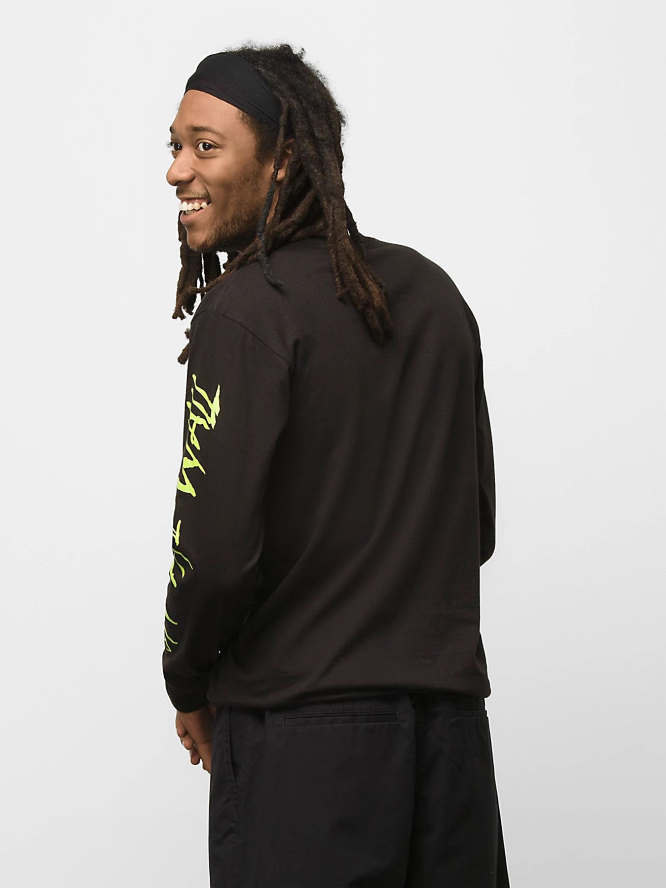 Лонгслив Vans  GLARING EYES модель VN00001EBLK1 Фото