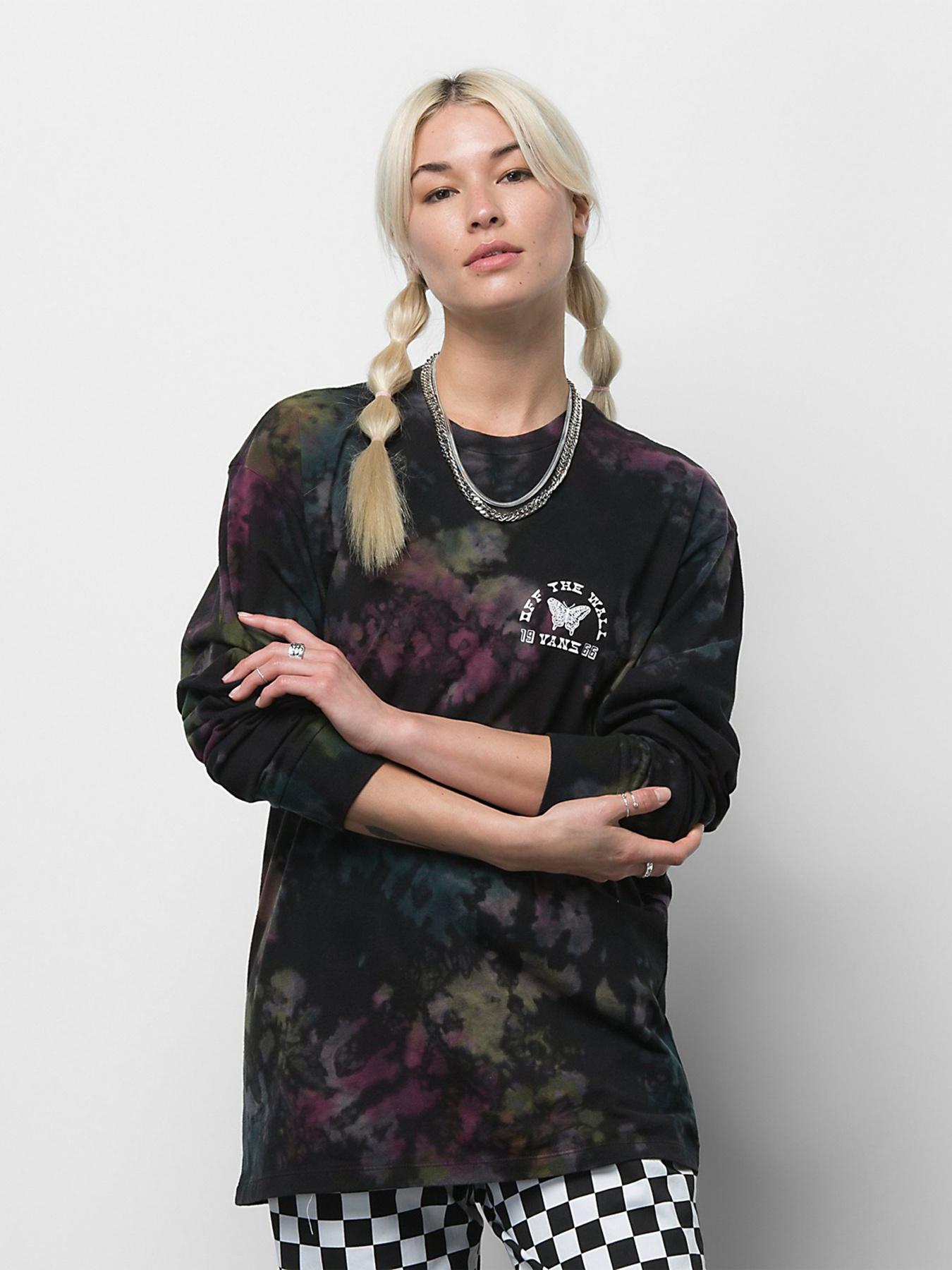 Лонгслив Vans Tri Tie Dye модель VN00001FY9I1 Фото