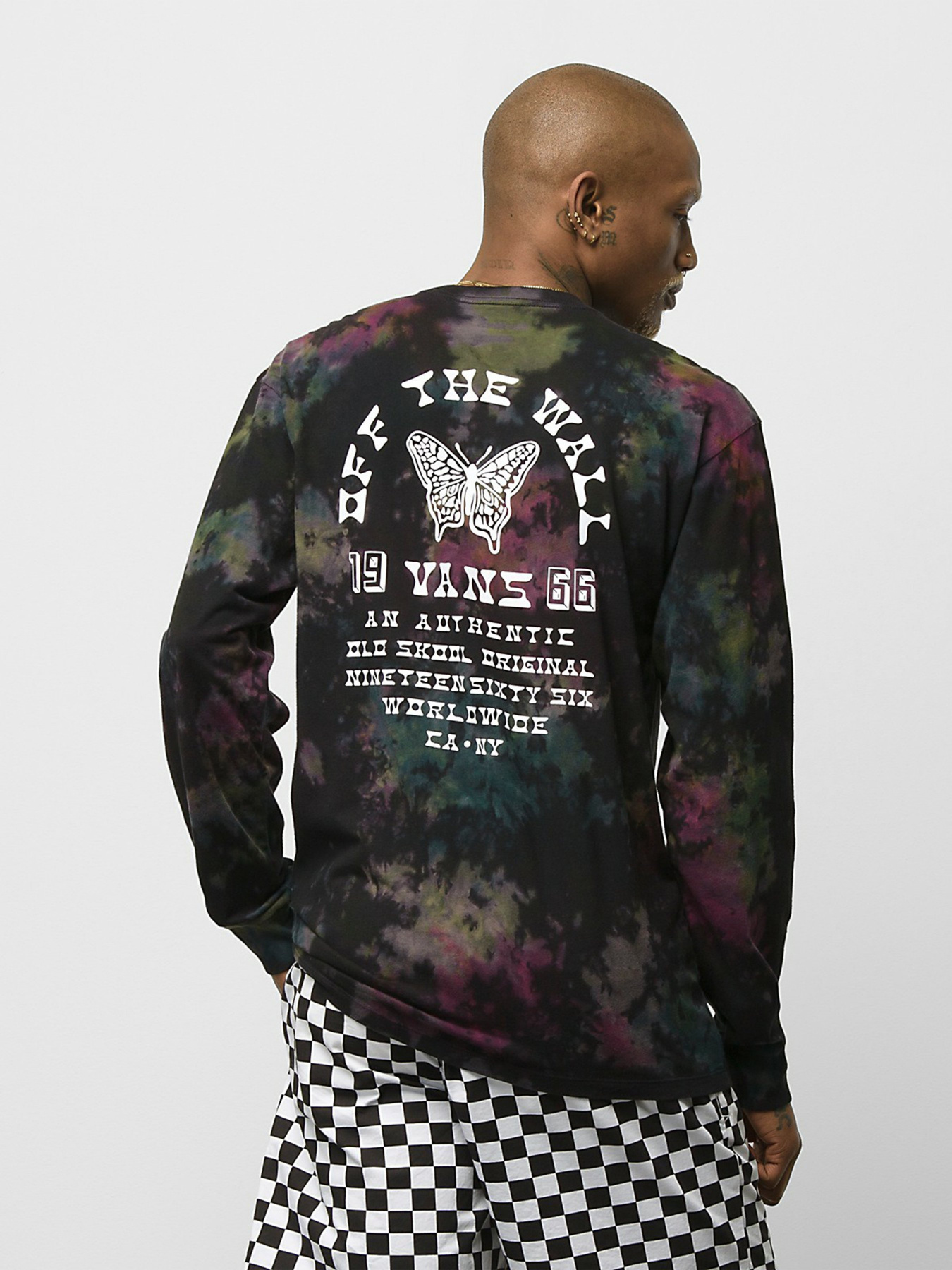 Лонгслив Vans Tri Tie Dye модель VN00001FY9I1 Фото