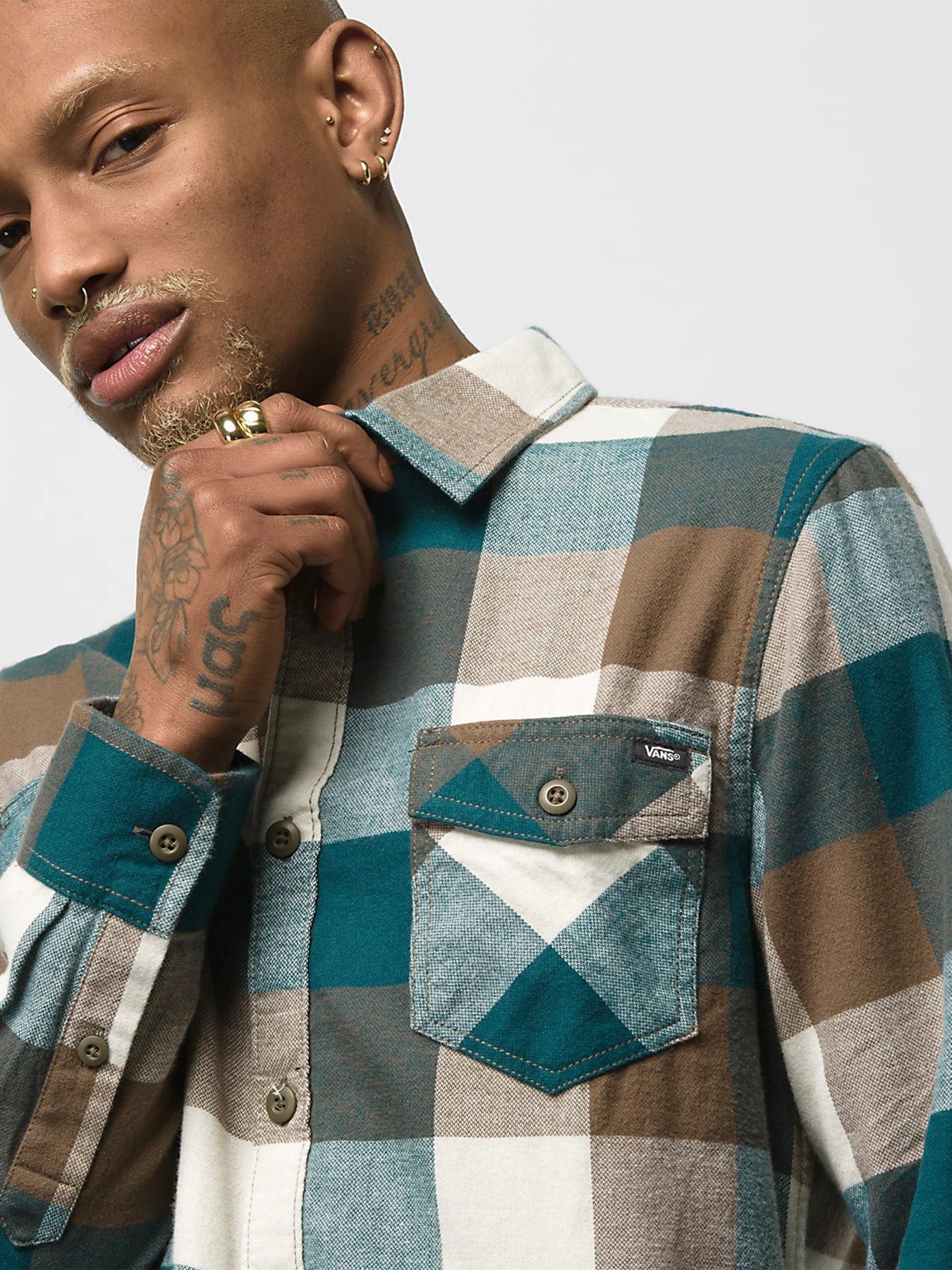 Рубашка повседневная Vans Box Flannel модель VN000JOGY8C1 Рубашка повседневная Vans Box Flannel модель VN000JOGY8C1 Фото