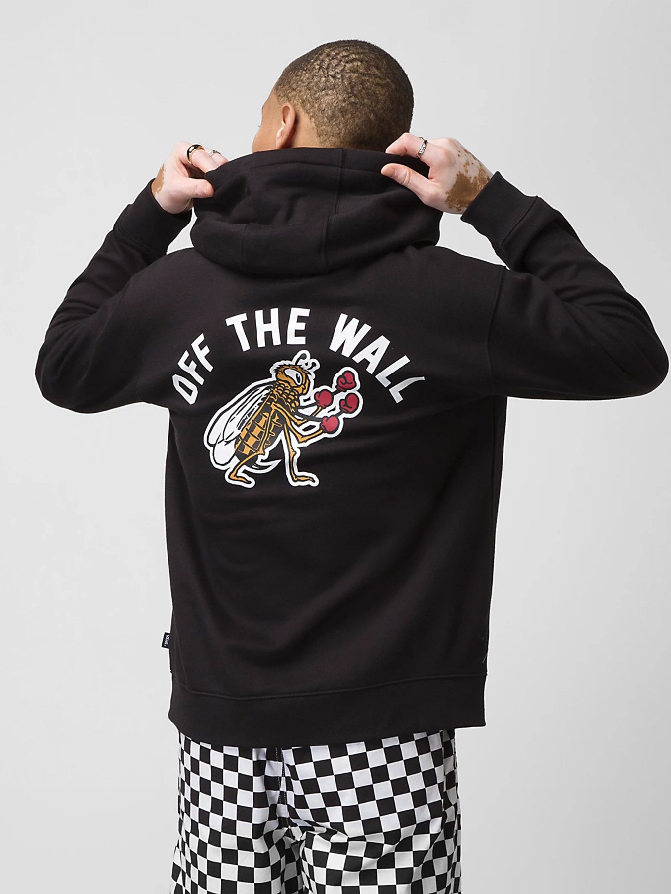 Худі Vans Checkerboard Research модель VN0000C2BLK1 Худі Vans Checkerboard Research модель VN0000C2BLK1 Фото