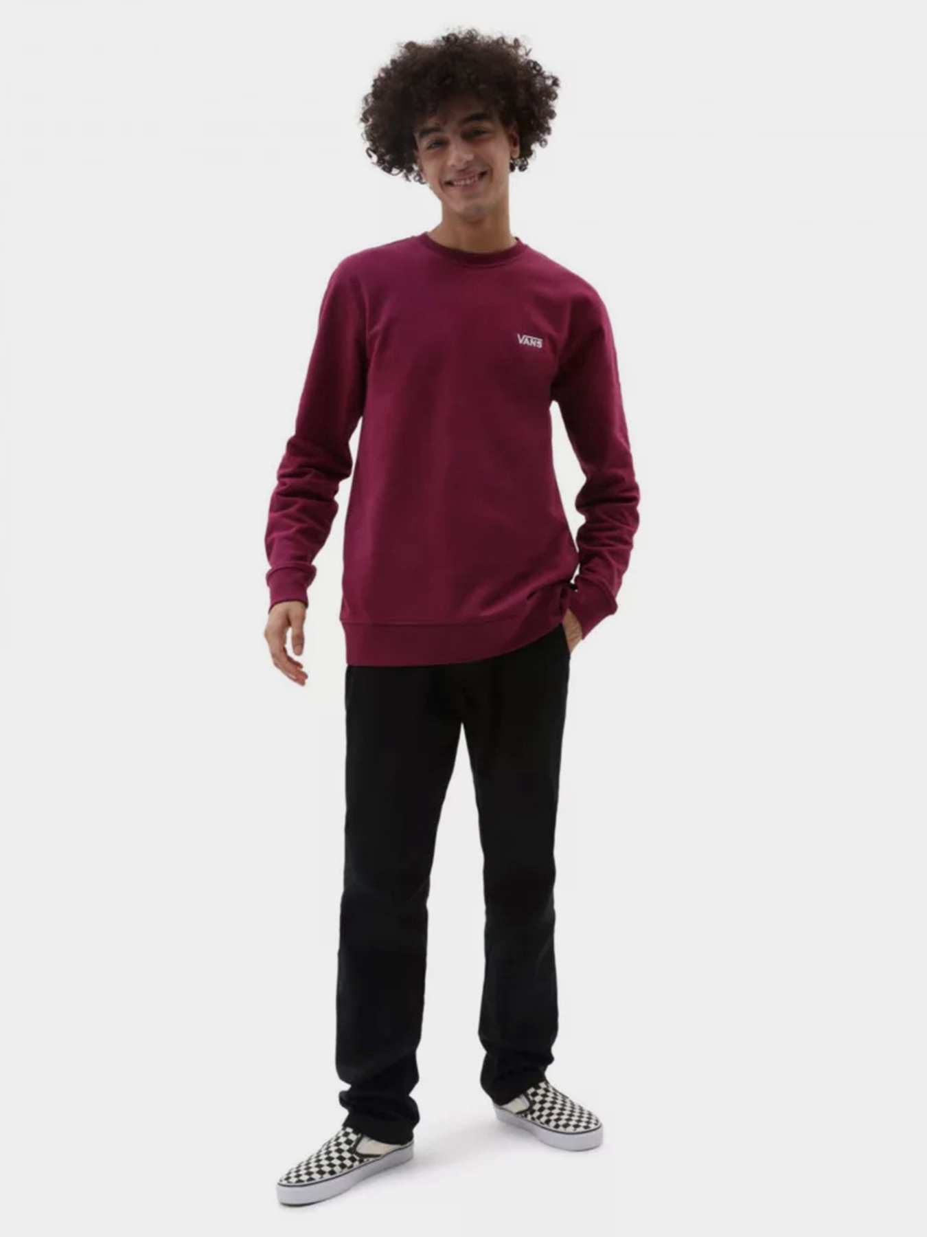 Свитшот Vans Core Basic Crew модель VN0A7YDUY7Y1 Фото