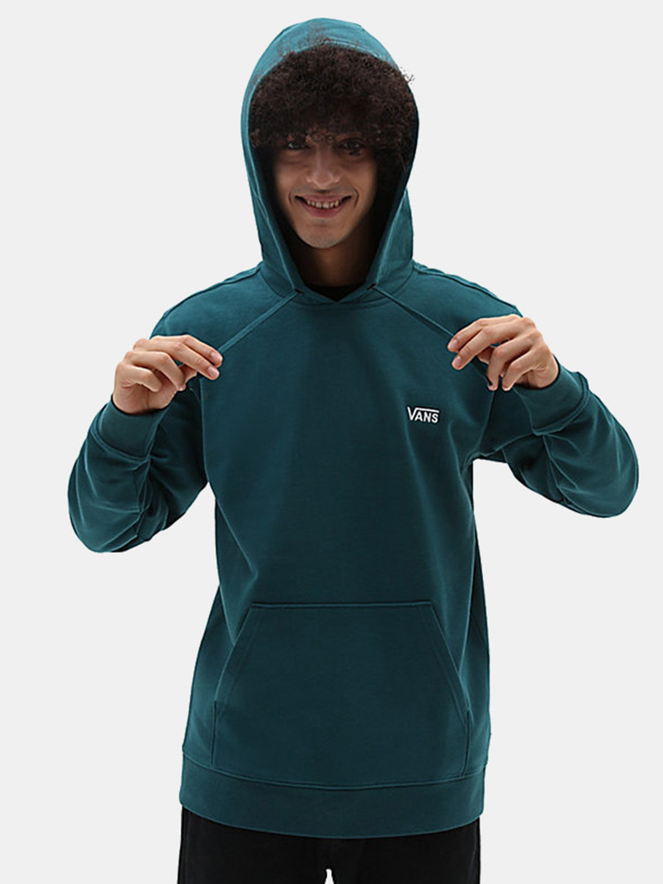 Худі Vans BASIC PO FLEECE Deep Teal модель VN0A7YDV60Q1 Худі Vans BASIC PO FLEECE Deep Teal модель VN0A7YDV60Q1 Фото