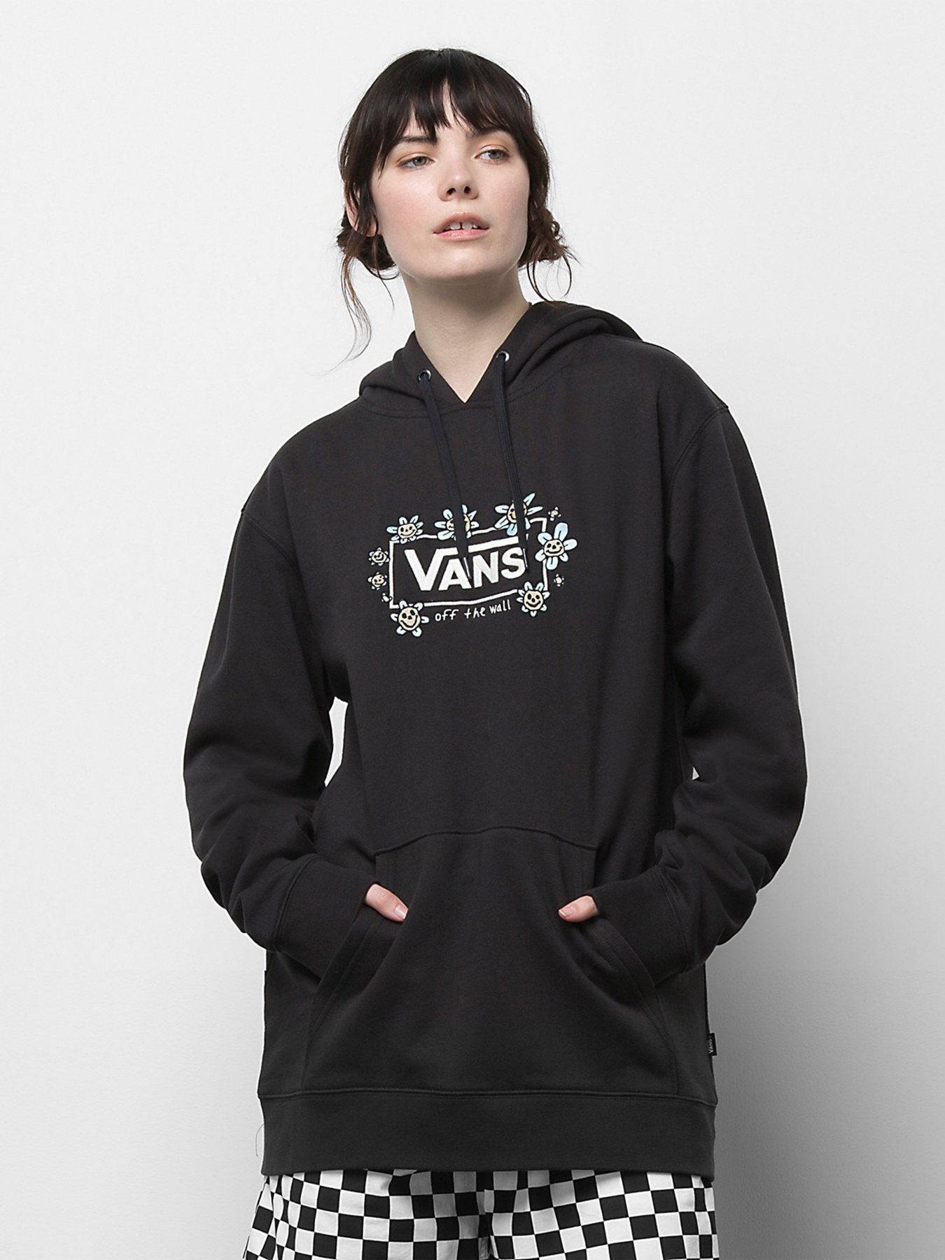 Худи Vans Trippy Grin модель VN0000BRBLK1 Фото