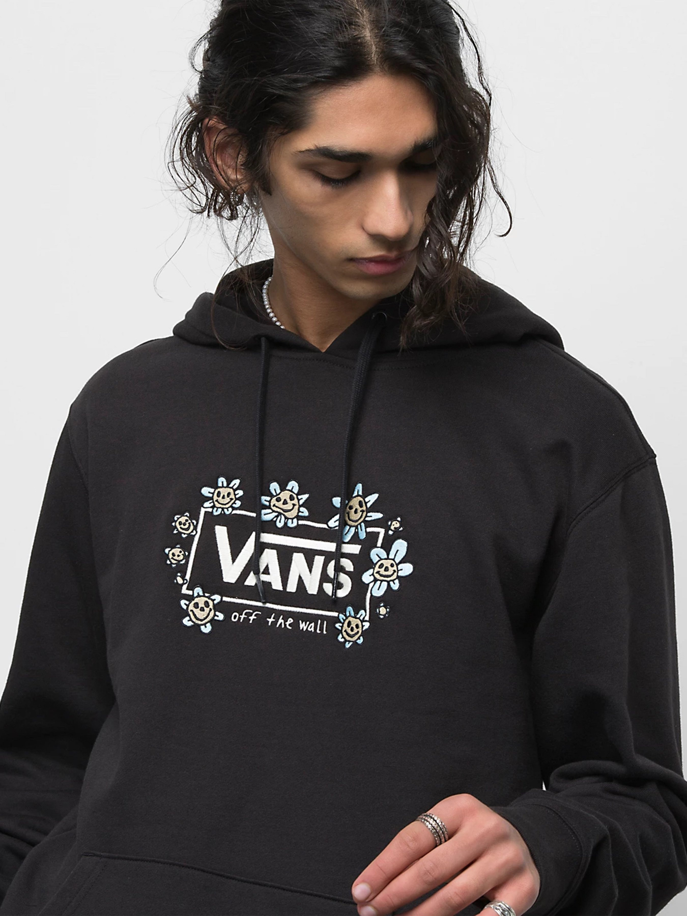 Худі Vans Trippy Grin модель VN0000BRBLK1 Худі Vans Trippy Grin модель VN0000BRBLK1 Фото