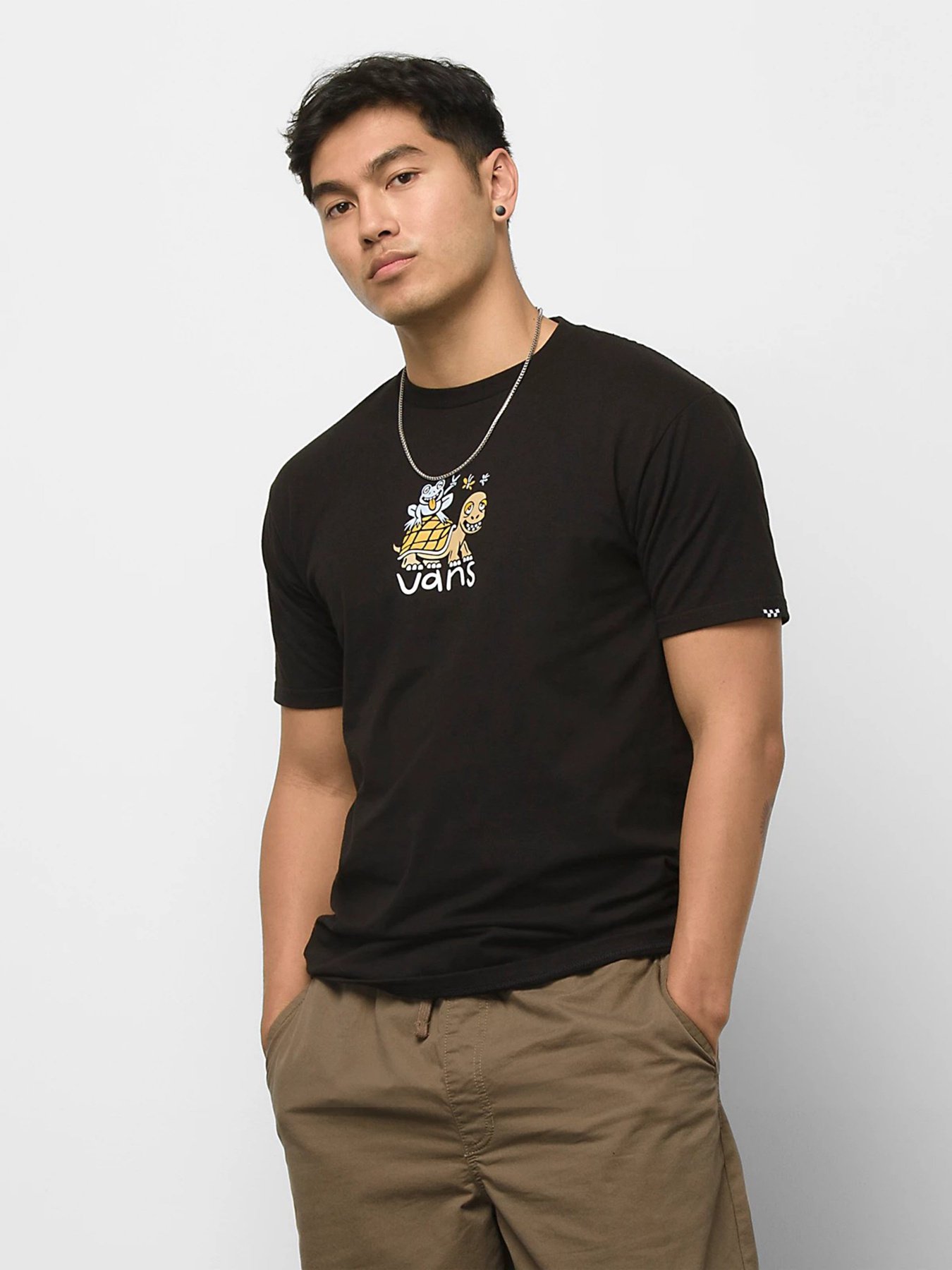 Футболка Vans Buddy Check модель VN0000G3BLK1 Фото