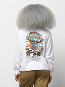 Лонгслив Vans Glow Bully Bloussant модель VN0A7YV4WHT1 Фото