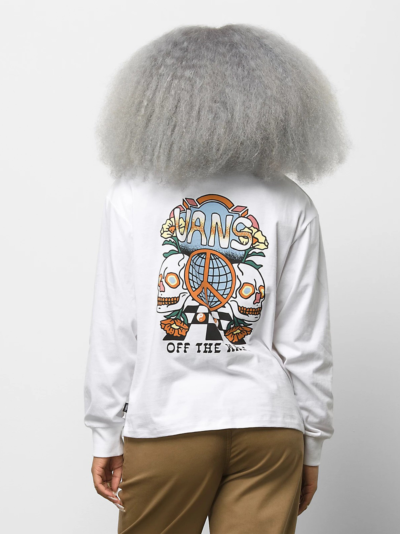 Лонгслів Vans Glow Bully Bloussant модель VN0A7YV4WHT1 Фото