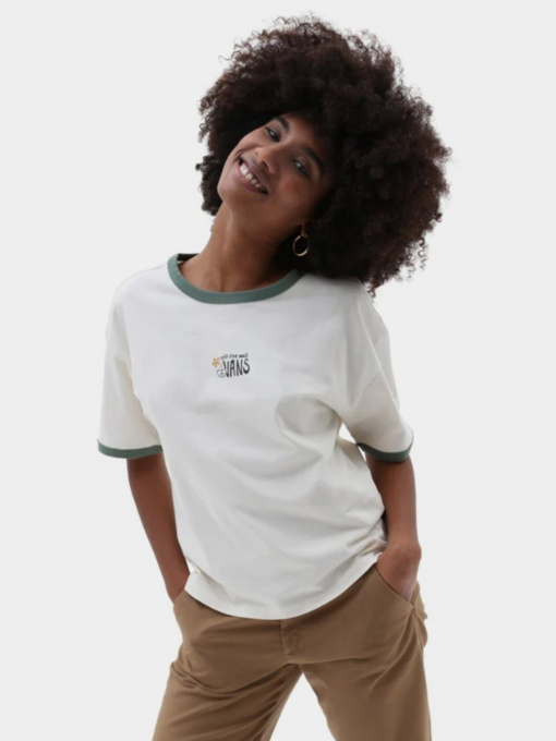 Футболка Vans In Our Hands Relaxed Ringer модель VN0A7RN77VJ1 Фото