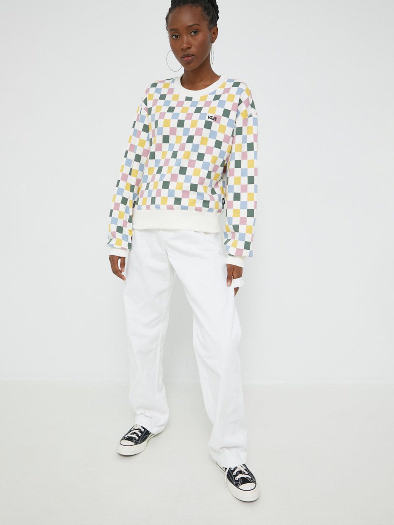 Свитшот Vans All Over Crew модель VN0A7RMHXZP1 Фото