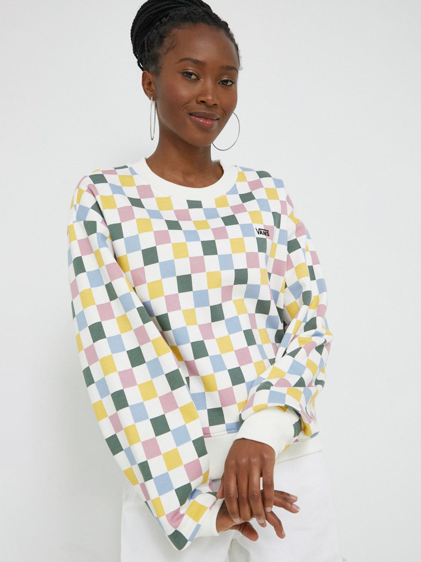 Свитшот Vans All Over Crew модель VN0A7RMHXZP1 Фото