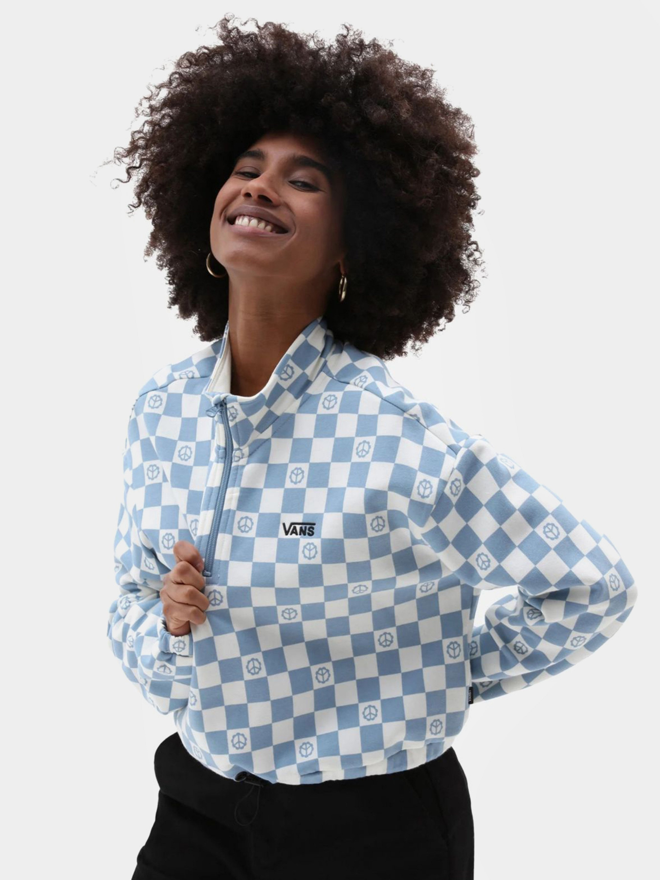 Худі Vans Kadin Mavi модель VN0A7YK4BD21 Фото