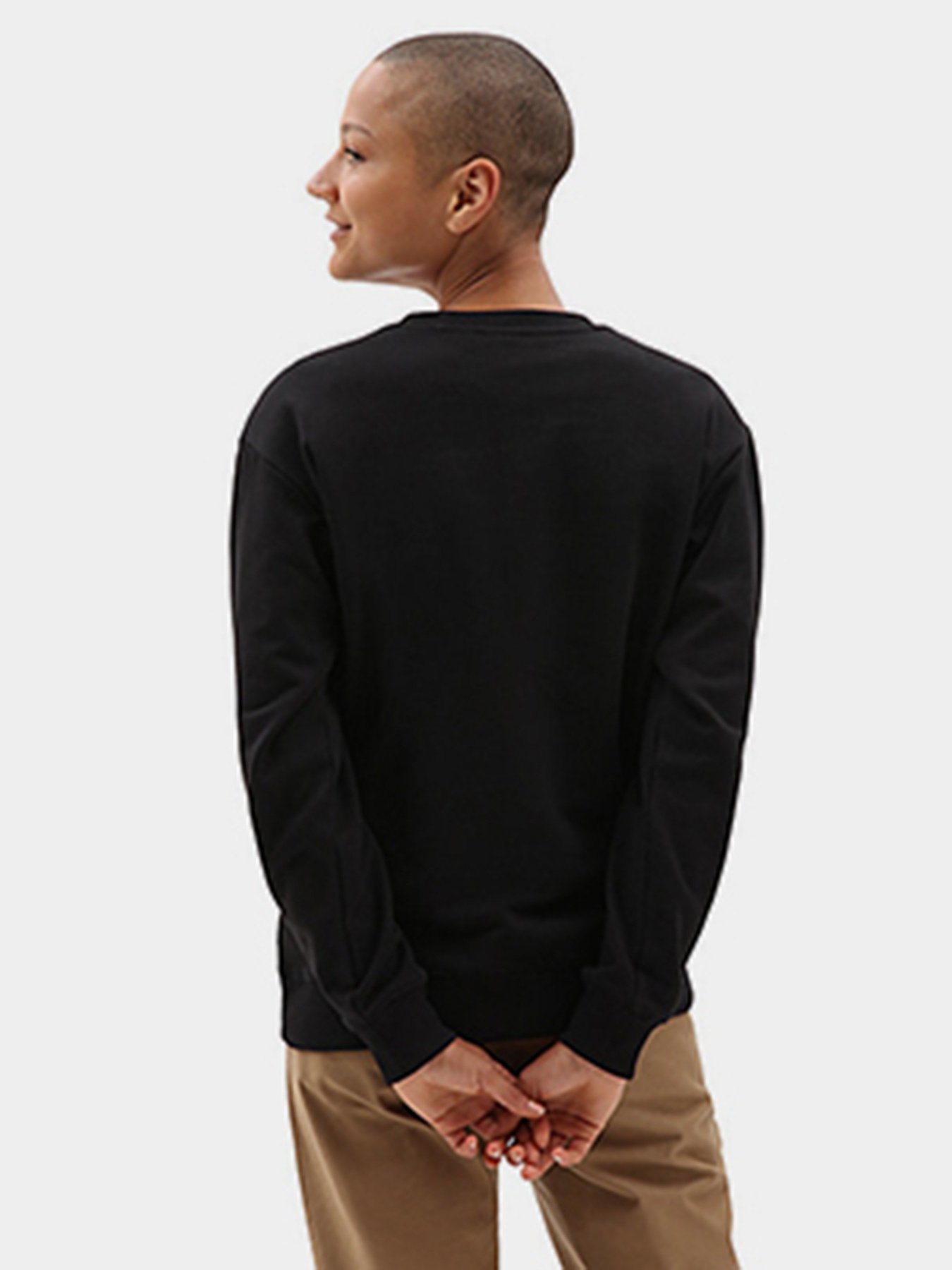 Свитшот Vans Flying V Boyfriend Fit Crew модель VN0A5AQ1BLK1 Фото