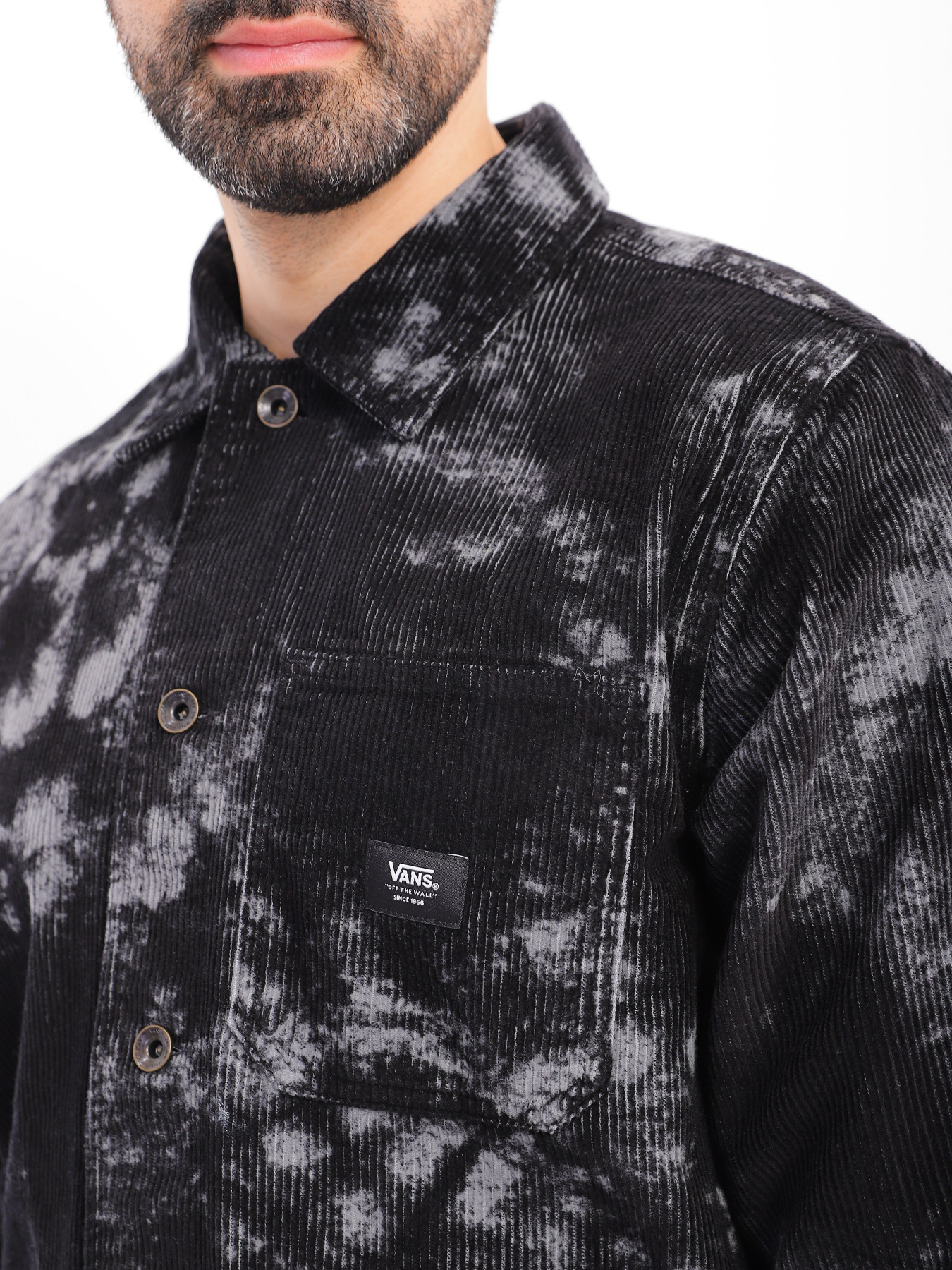 Сорочка повсякденна Vans DRILL CORDUROY модель VN000068BLK1 Фото